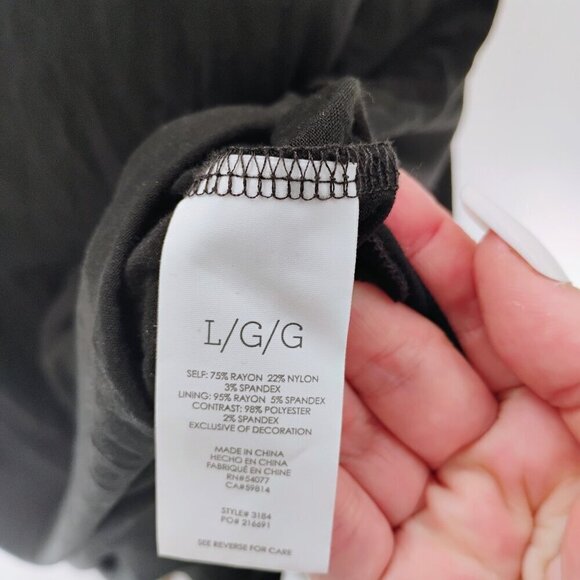 CABI Grey Black Mesh Back Jacket Love Carol Collection 3184 Women's Large - Picture 16 of 16